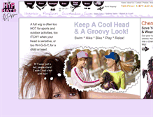 Tablet Screenshot of hatswithhair.com